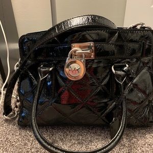 Michael Kors Black Patent Leather handbag